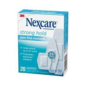 NEXCARE S. HOLD BANDAGES ASST 20S