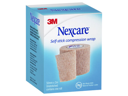Nexcare Self-Stick Compression Wrap 50mm x 2m