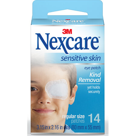 Nexcare Sensitive Skin Eye Patch Reg 14