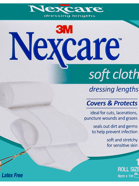 Nexcare Soft Cloth Dres 6 Cm X 1 M