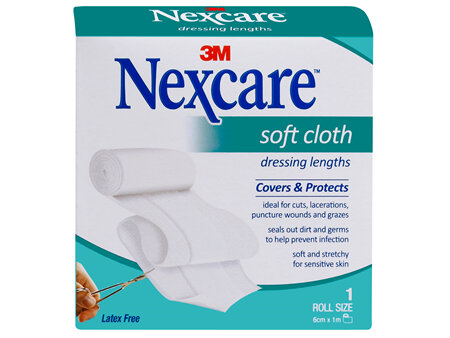 Nexcare Soft Cloth Dres 6 Cm X 1 M