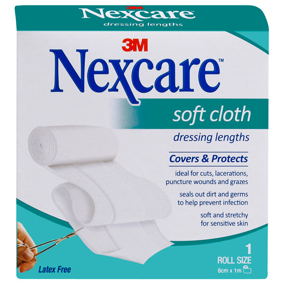 Nexcare Soft Cloth Dres 6 Cm X 1 M