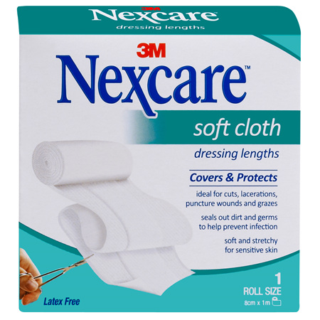 Nexcare Soft Cloth Dres 8 Cm X 1 M