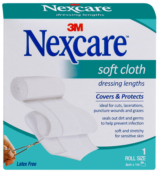 Nexcare Soft Cloth Dres 8 Cm X 1 M