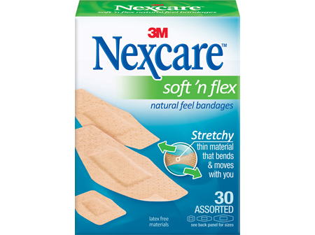 Nexcare Soft N Flex 30 Asstd