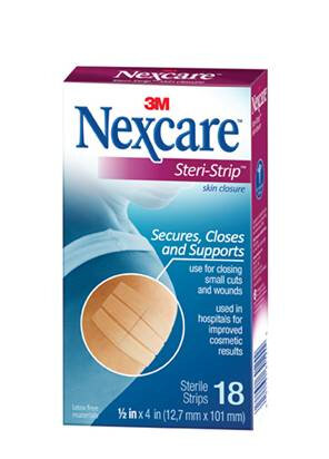 Nexcare Steri-Strip (12X100Mm) 18 Slv/Box