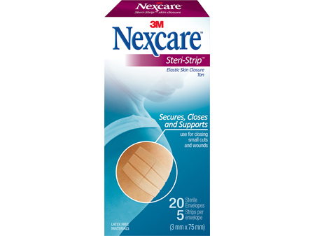 Nexcare Steri-Strip Tan Elas (3X75Mm) 20/Box