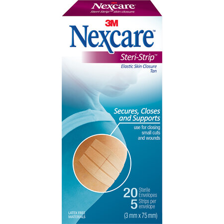 Nexcare Steri-Strip Tan Elas (3X75Mm) 20/Box