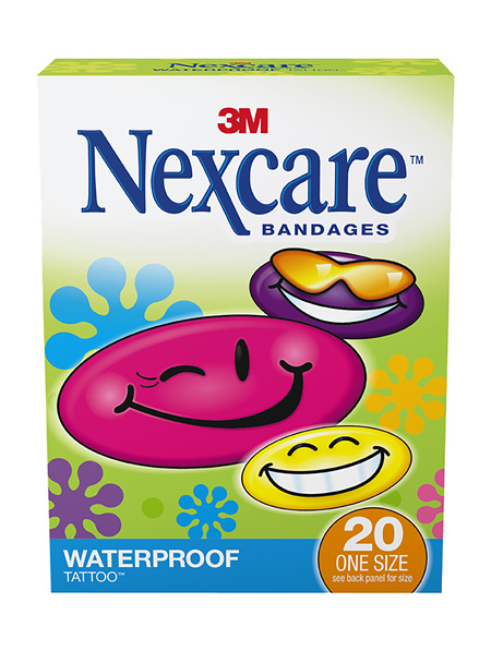 Nexcare Tattoo Bndges 20 Cool W/Proof Os