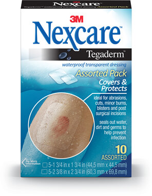 NEXCARE Tegaderm Waterproof Dressing Asstorted 10