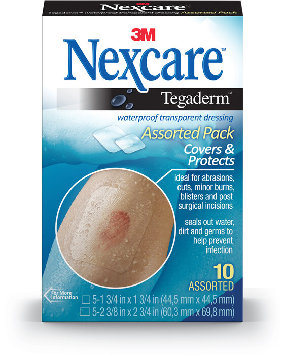 NEXCARE Tegaderm Waterproof Dressing Asstorted 10