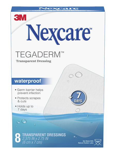 Nexcare Tegaderm W/Proof Trans Dress 8/Box