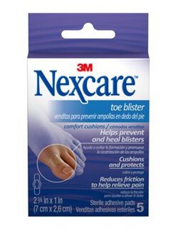 Nexcare Toe Blis Comf Cush 5 Pad 7X2.6Cm