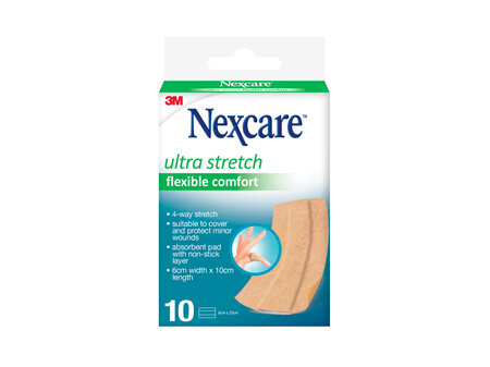 NEXCARE ULTRA STRETCH FLEX COMFORT 6cmx10cm 10s