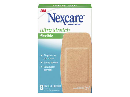 Nexcare Ultra Stretch Flex Knee & Elbow 8