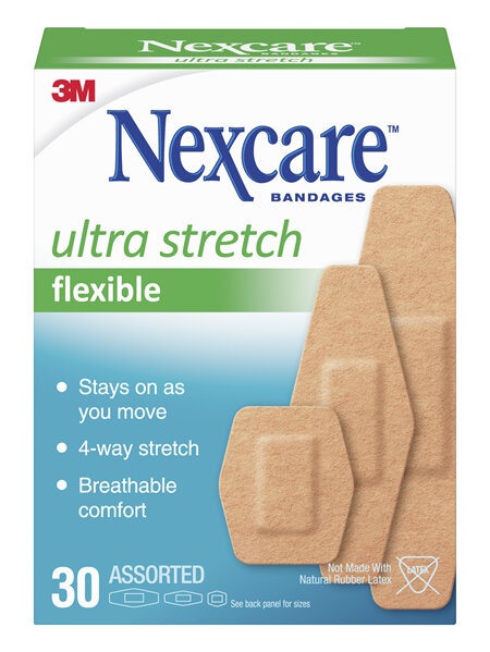 Nexcare Ultra Stretch Flexible 30 Asstd