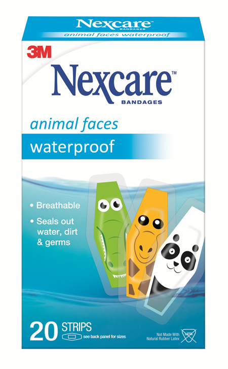 Nexcare Waterproof Animal Prints Strips 20