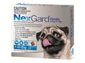 NexGard Chewables for Small Dogs (4.1-10 kg) 3 pack