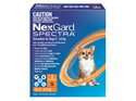 NexGard Spectra Chewables for Very Small Dogs (2-3.5 kg) 3 pack