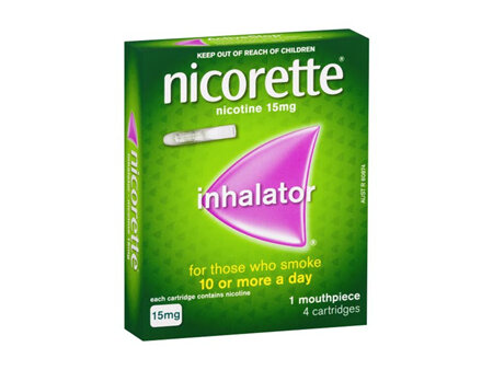 Nicorette Inhaler 15mg 4 Cartridges