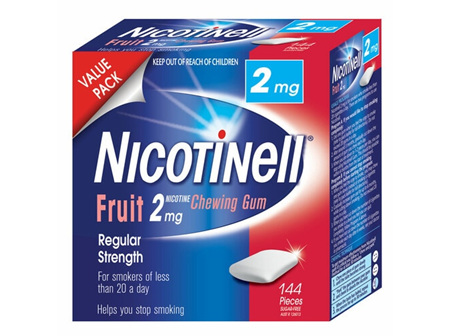 Nicotinell Gum Fruit 2mg 144Pk