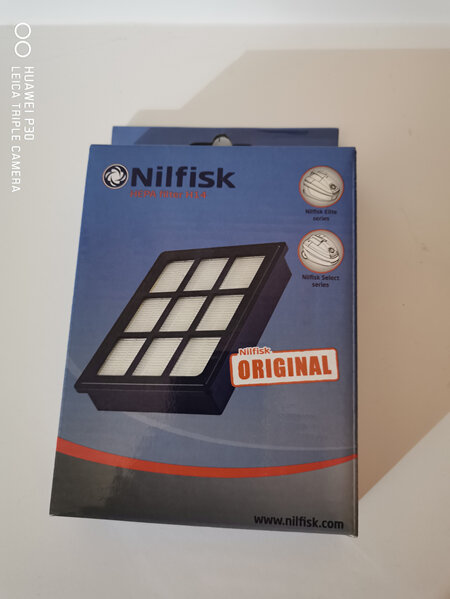 Nilfisk Vacuum HEPA FILTER H14 MODELS ELITE AND SELECT