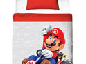 Nintendo Mario Closeup Reversible Single Duvet Cover Set