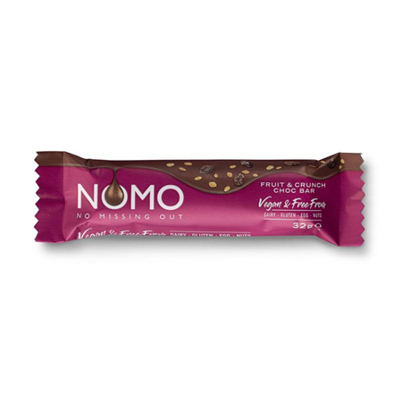 NOMO Creamy Fruit and Crunch Bar 32g