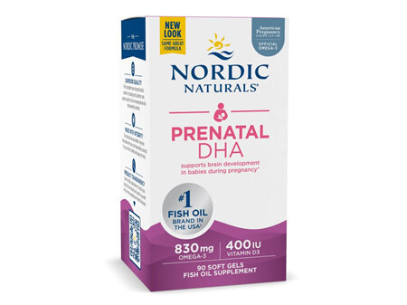NORDIC Prenatal DHA Unflav 90s/gel