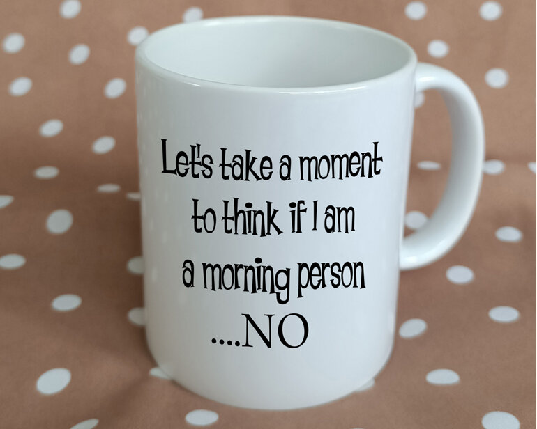 Not morning person funny Mug