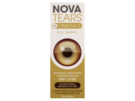 NovaTears® + Omega-3 Eye Drops 3mL