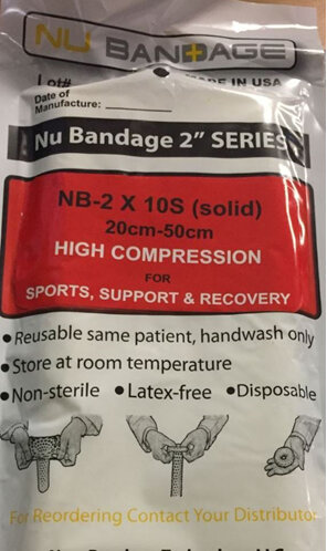 Nu Bandage Hgh Compression Solid 25x5cm