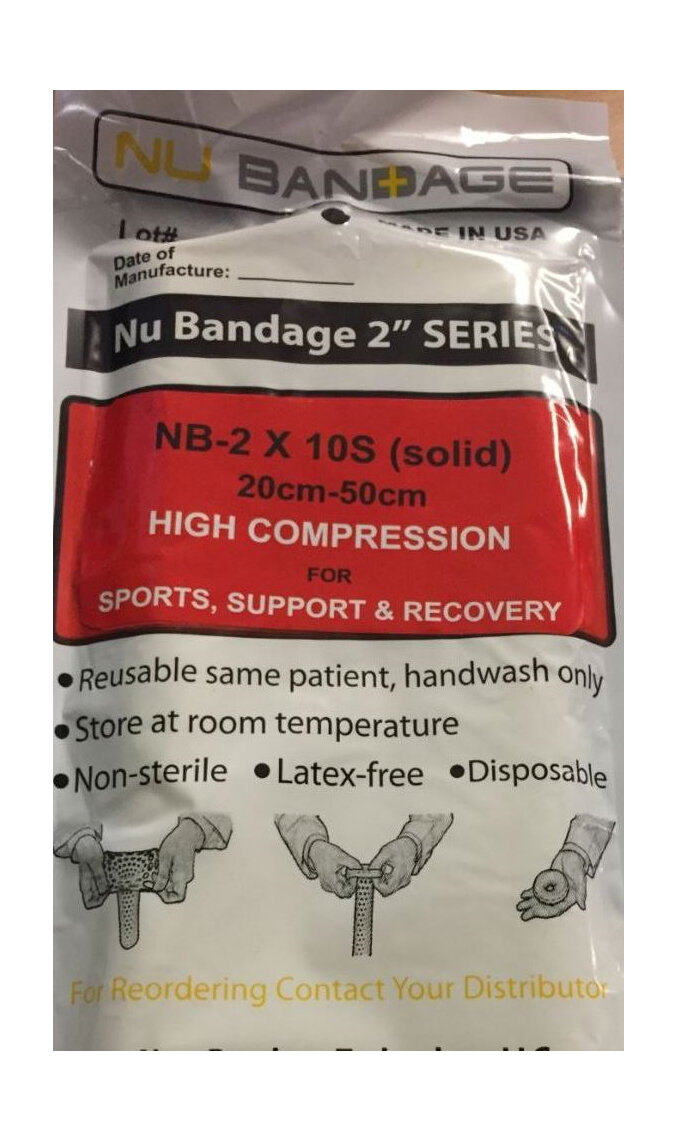 Nu Bandage Hgh Compression Solid 25x5cm