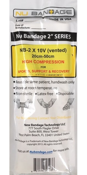 Nu Bandage High Compression Vent 25x5cm
