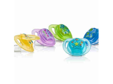 NUBY 2 PK PRIMA ORTHO PACIFIER 0-6 MTHS