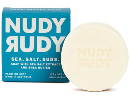 NudyRudy Sea Salt Suds Soap 120g