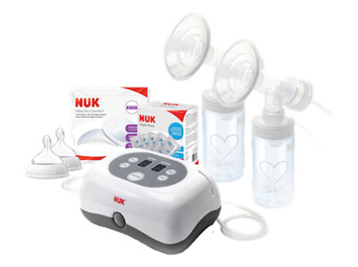 Nuk Double Electric Breast Pump Starter Set