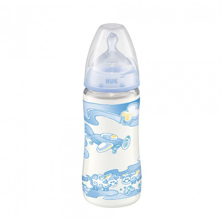 NUK FIRST CHOICE BPA-FREE BOTTLE BLUE 300ML