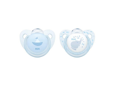 Nuk Silicone Soother 2 Pack 0-6 Months