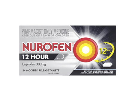 NUROFEN-12HR-PAIN&INFLMTN-RLF TAB 24