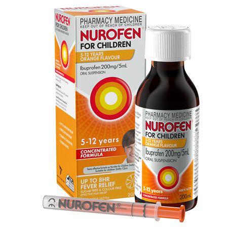 Nurofen Child 5-12 Years Orng 200ml