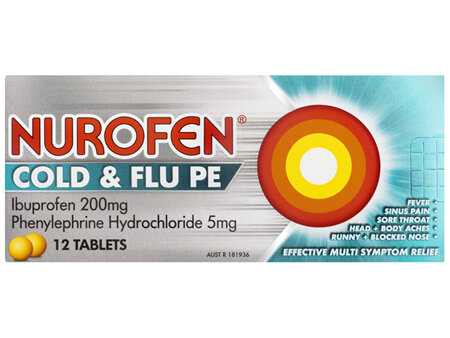 Nurofen Cold/Flu Pe 12 Tab