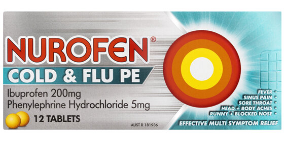 Nurofen Cold/Flu Pe 12 Tab