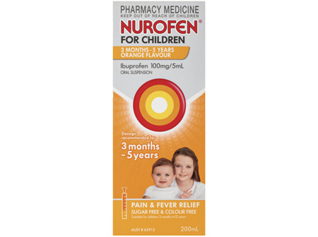 NUROFEN for Children 3 Months to 5 Years Orange 200ml