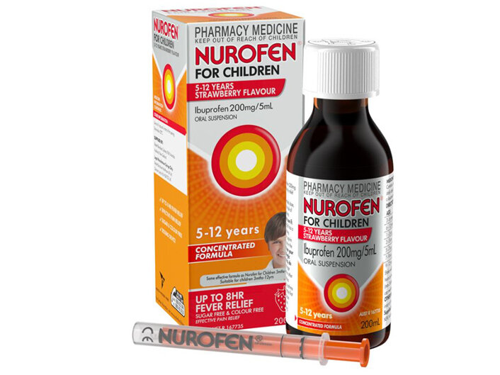 Nurofen For Children Ibuprofen 5 - 12 Years Strawberry 200ml