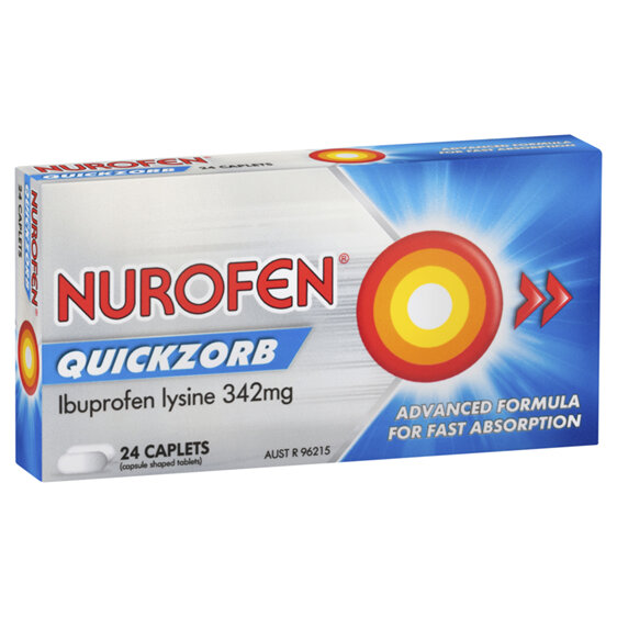 Nurofen Quickzorb Caplets 24