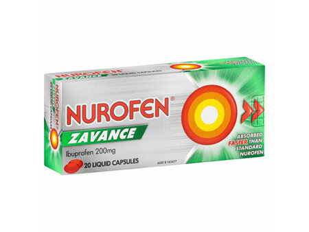 Nurofen Zavance Liquid Capsule 20