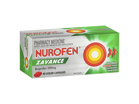 Nurofen Zavance Liquid Capsule 40