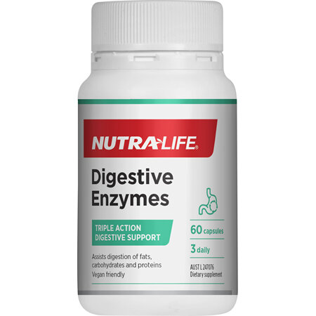 Nutra-Life Digestive Enzymes - 60 Capsules