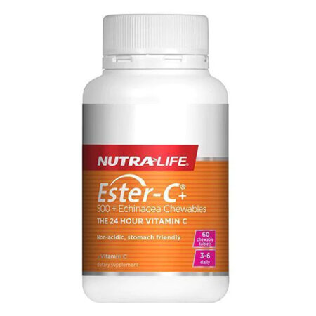 Nutra-Life Ester C 500mg Echinacea - 60 Chewable tablets